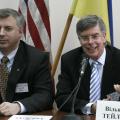 Сергій Миронович Квіт та посол США Вільям Тейлор