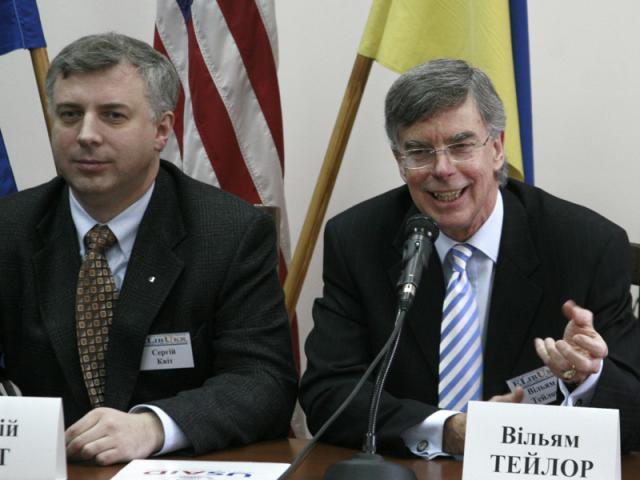 Сергій Миронович Квіт та посол США Вільям Тейлор