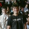 Студенти задають питання ректорові Українського католицького університету